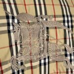 BRBRY X SPRM Jacket Plaid Shearling Collar - Image 7