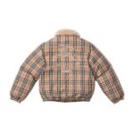 BRBRY X SPRM Jacket Plaid Shearling Collar - Image 16