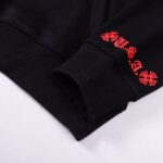 CHRM HRTS Hoodie Red Logo Print CH071 - Image 6
