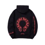 CHRM HRTS Hoodie Red Logo Print CH071 - Image 2