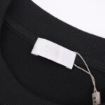 CD Sweatshirt Black Oversized Logo Crewneck DO054 - Image 10
