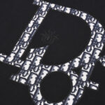 CD Sweatshirt Black Oversized Logo Crewneck DO054 - Image 5