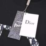 CD Sweatshirt Black Oversized Logo Crewneck DO054 - Image 12