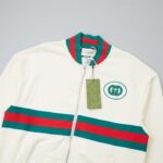 GG Jacket Full Zip Monogram Track White - Image 2