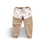 TECH FLEECE – ALMOND BROWN/WHITE (complete) - Image 3