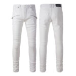 JEANS – WHITE ZIP