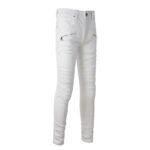 JEANS – WHITE ZIP - Image 2