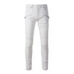 JEANS – WHITE ZIP - Image 3