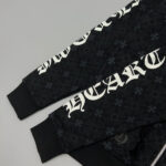 CHRM HRTS Hoodie Zip Black Monogram CH063 - Image 5