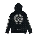 CHRM HRTS Hoodie Zip Black Monogram CH063 - Image 2