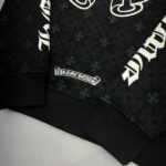 CHRM HRTS Hoodie Zip Black Monogram CH063 - Image 9