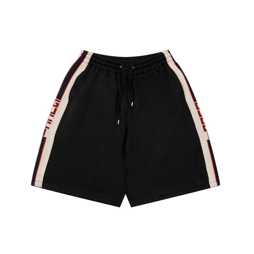 fvgfdv-2 GG Shorts Logo Stripe Black - Image 1