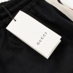 GG Shorts Logo Stripe Black - Image 3
