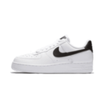 07 WHITE BLACK PEBBLED LEATHER