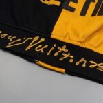 LV Jacket Malletier Black Yellow - Image 5