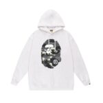 BP Hoodie Camo Ape Head White BP061