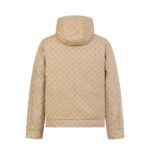 LV Jacket Denim Hooded Monogram - Image 4