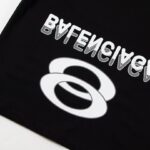 BLNCG T-shirt Paris Double Rings Logo Black - Image 3