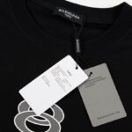BLNCG T-shirt Paris Double Rings Logo Black - Image 5