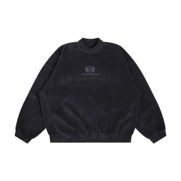 saefs021563-2-600x600-1 BLNCG Sweatshirt Logo Black BL069 - Image 1