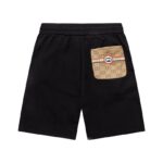 GG Shorts Black Monogram Side-Pocket - Image 2
