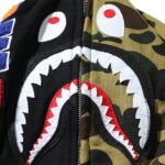 BP Hoodie Shark Skull Full-Zip Camo - Image 2