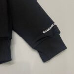 CHRM HRTS Hoodie Cross Zip Black CH064 - Image 8