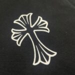 CHRM HRTS Hoodie Cross Zip Black CH064 - Image 3