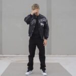 SPRM Jacket NY Varsity Bomber Black - Image 3