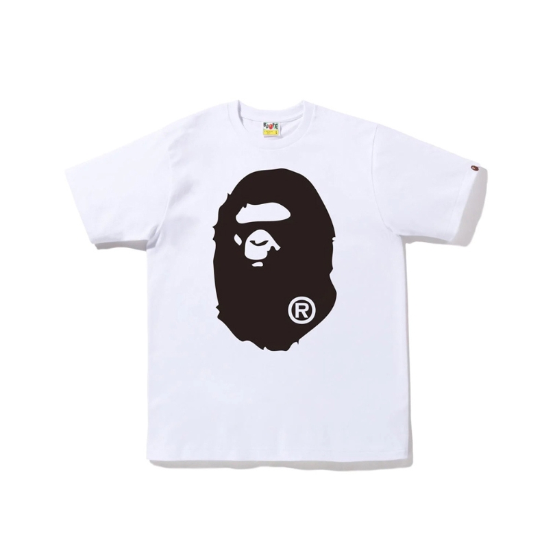 sdffg325-1 BP T-shirt Classic Ape Head White - Image 1