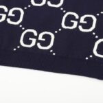 GG Sweater Monogram Knit Navy - Image 6