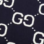 GG Sweater Monogram Knit Navy - Image 4