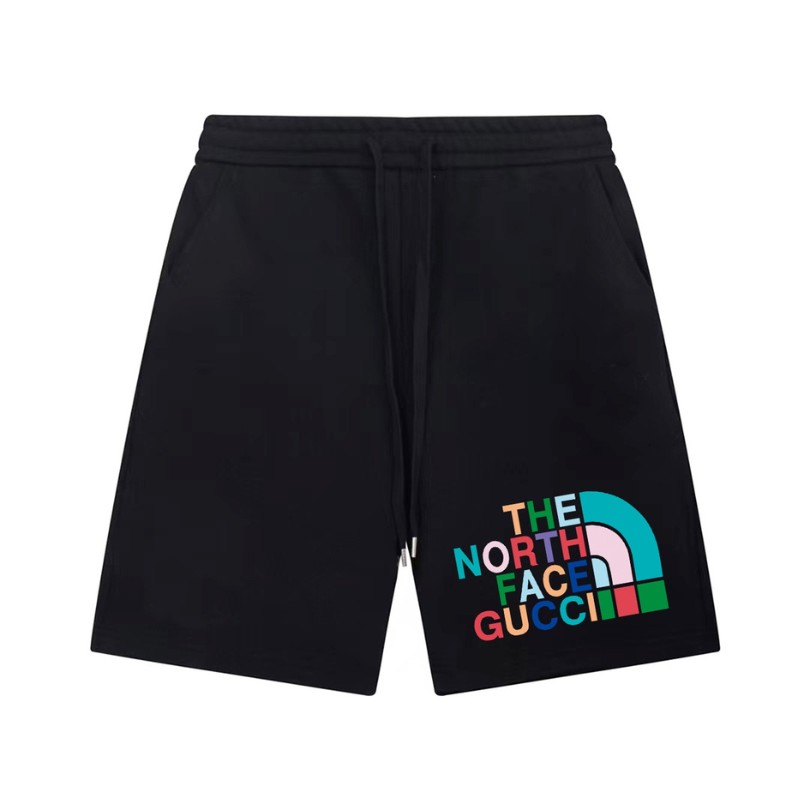 sdsd-1-3 GG x Tnf Shorts Black - Image 1