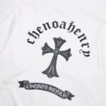 CHRM HRTS Sweatshirt Cross Print White CH050 - Image 4