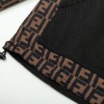 FND Hooded Eyes Jacket Black and Brown - Image 7