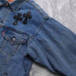 CHRM HRTS Denim Jacket Cross Patch CH052 - Image 11