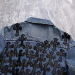 CHRM HRTS Denim Jacket Cross Patch CH052 - Image 13