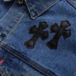 CHRM HRTS Denim Jacket Cross Patch CH052 - Image 7