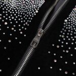 LV Jacket Crystal Embellished LV052 - Image 4