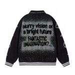 LV Jacket Crystal Embellished LV052 - Image 8