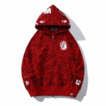 BP Hoodie Shark Camo Red - Image 2