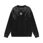 CHRM HRTS Sweatshirt Rhinestone Graphic CH048 - Image 2