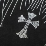 CHRM HRTS Sweatshirt Rhinestone Graphic CH048 - Image 4