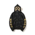 BP Hoodie NBHD Shark Full-Zip Black - Image 2