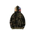 BP Hoodie Shark Camo OVO Black (REVERSE) - Image 7