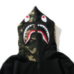BP Hoodie Shark Camo OVO Black (REVERSE) - Image 4