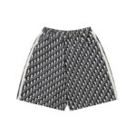 CD Shorts Monogram Navy Side Stripes
