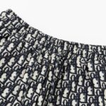 CD Shorts Monogram Navy Side Stripes - Image 2
