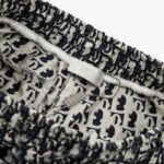 CD Shorts Monogram Navy Side Stripes - Image 8