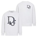 CD Sweatshirt Black Oversized Logo Crewneck DO054 - Image 8